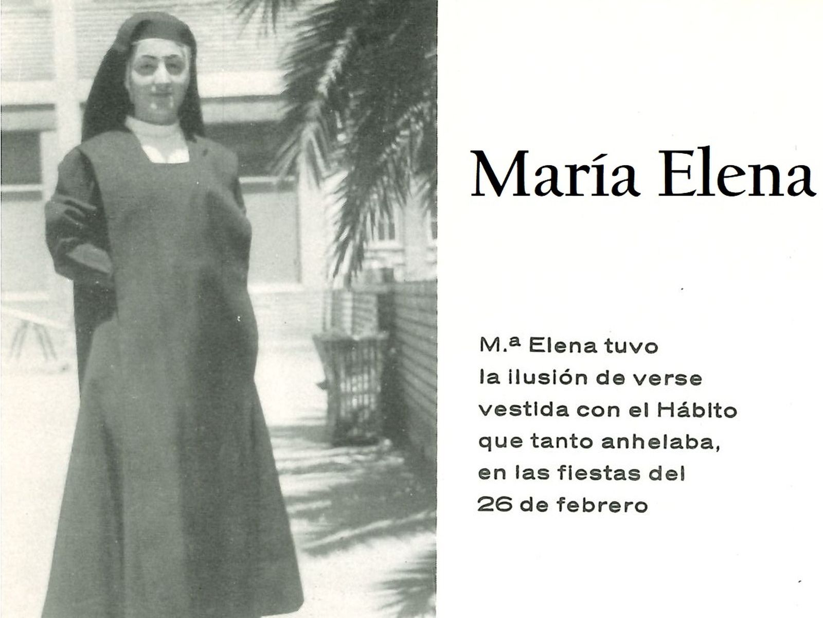 Mª Elena Vivanco Cantalejo, la chica que quería ser santa