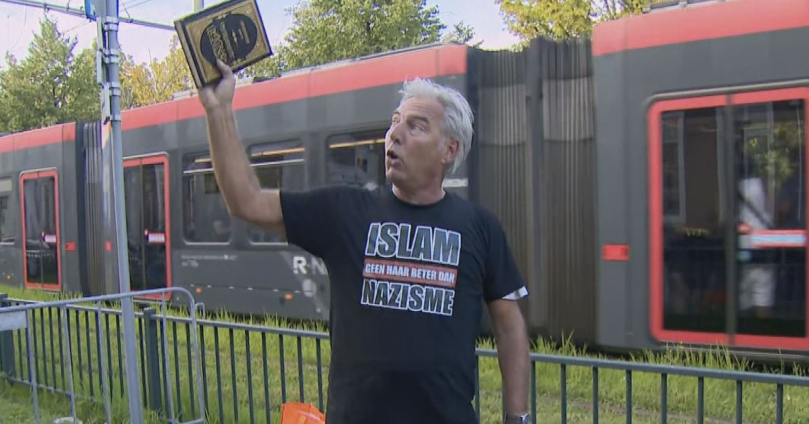 El líder del movimiento antimusulmán Pegida en Países Bajos, Edwin Wagensveld