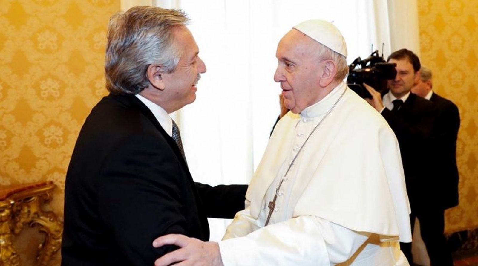 Papa Francisco y Alberto Fernández
