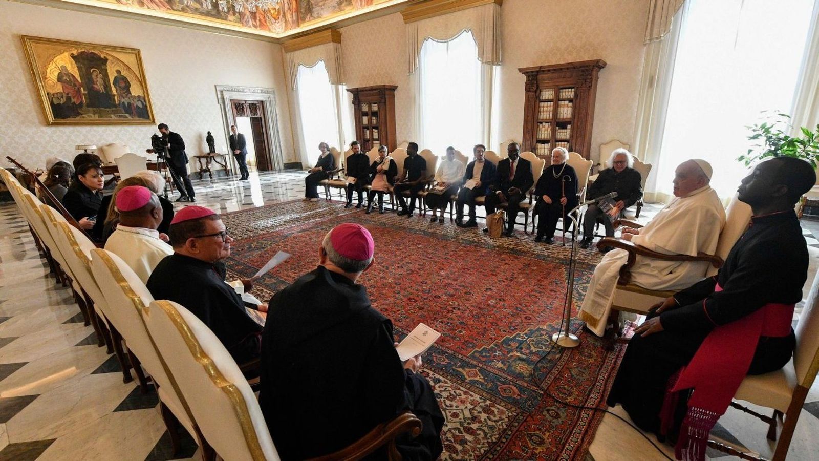 Audiencia del Papa a La Diaconie de la Beauté