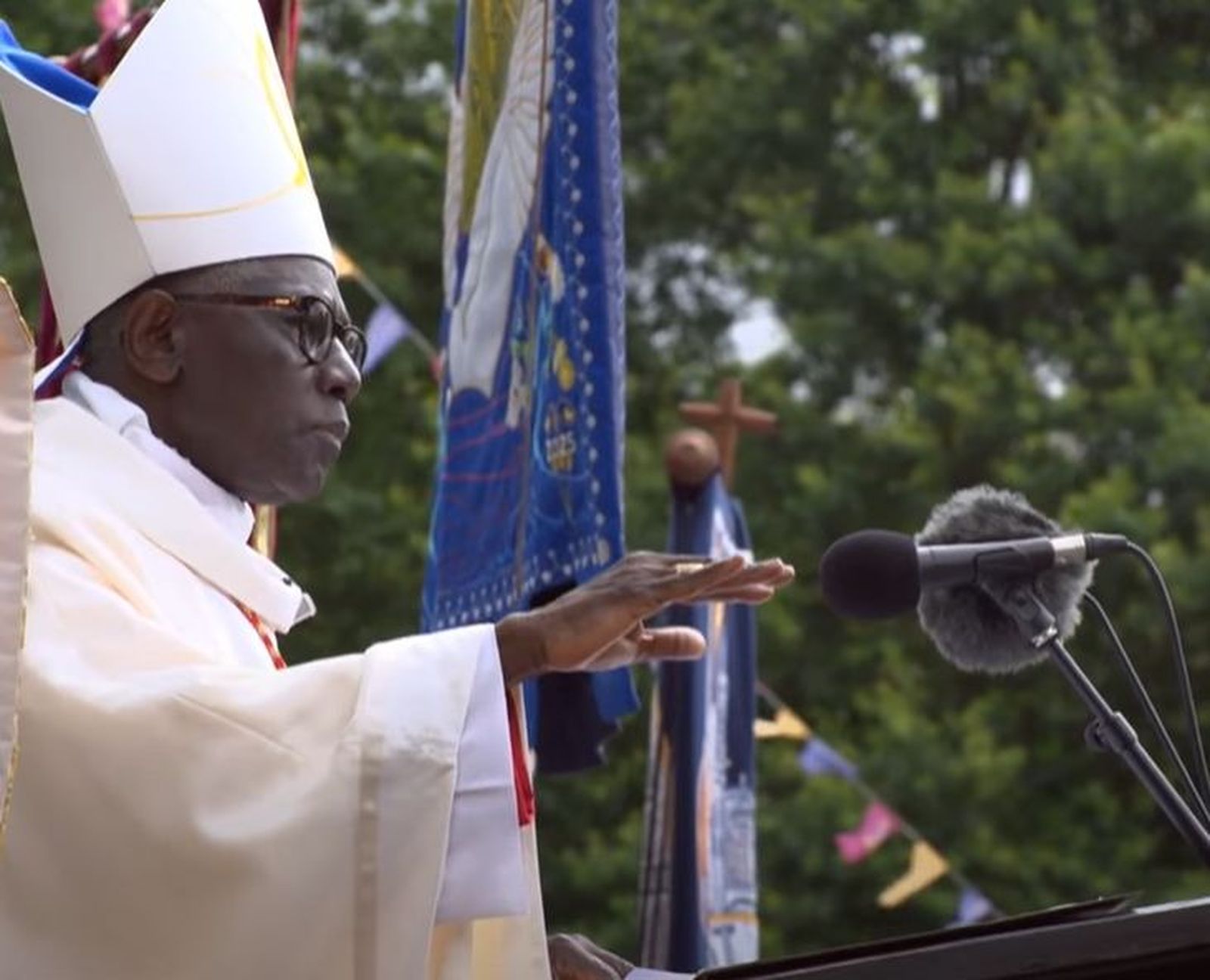 Cardenal Sarah en Sainte-Anne-d'Auray