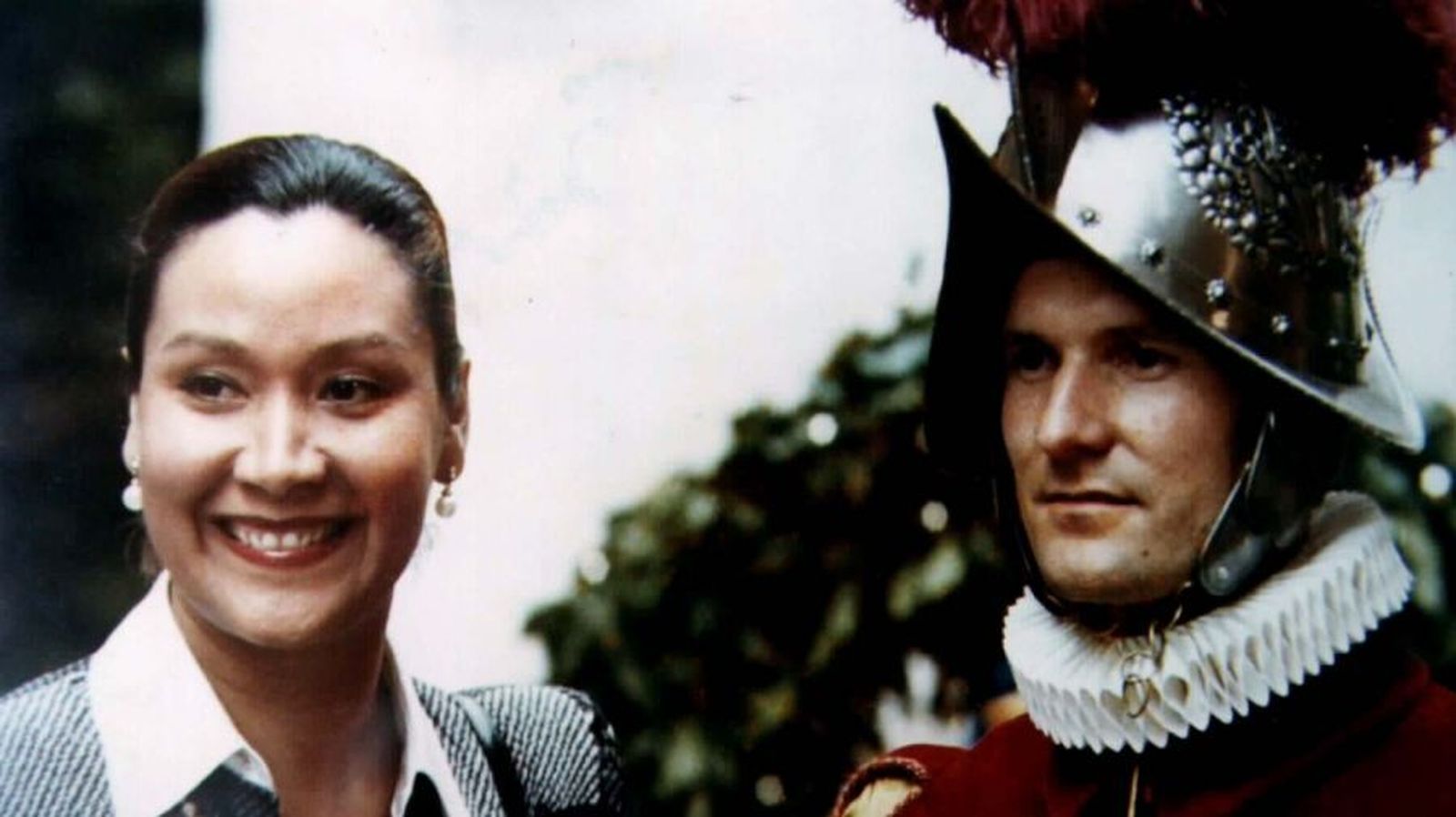 Alois Estermann y Gladys Meza Romero, la pareja asesinada