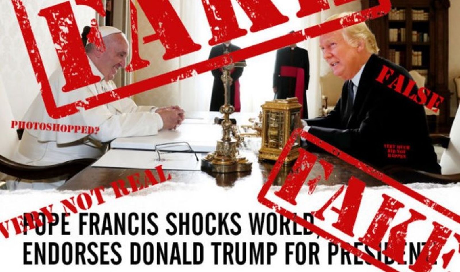 fake news Francisco - Trump