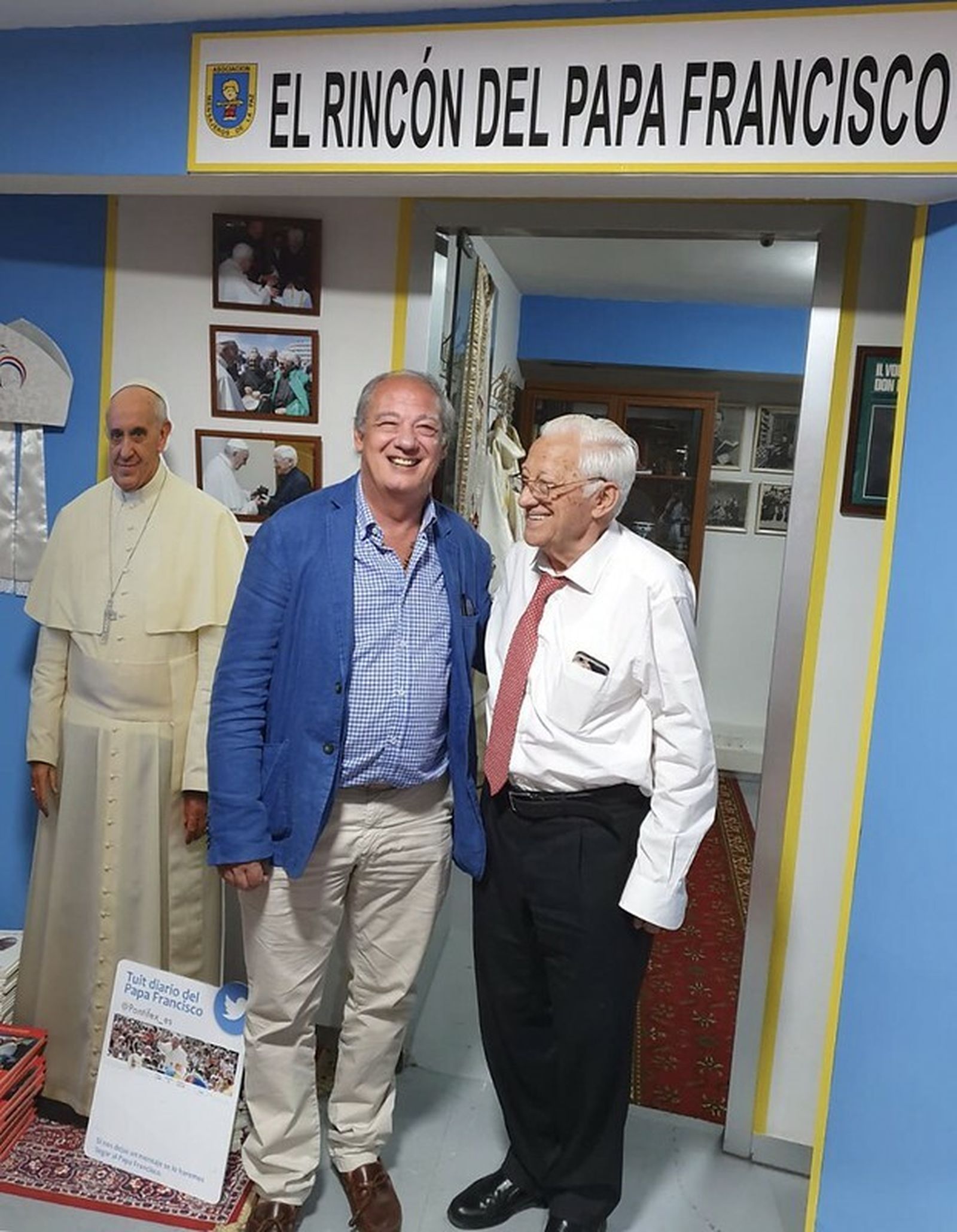 José María del Corral y el Padre Ángel García