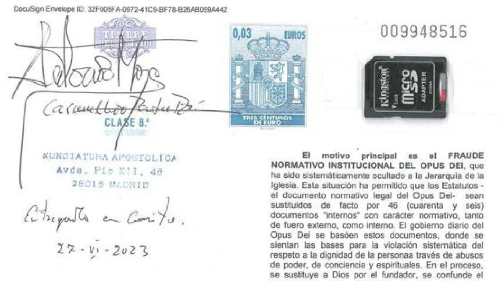 Denuncia contra la Obra