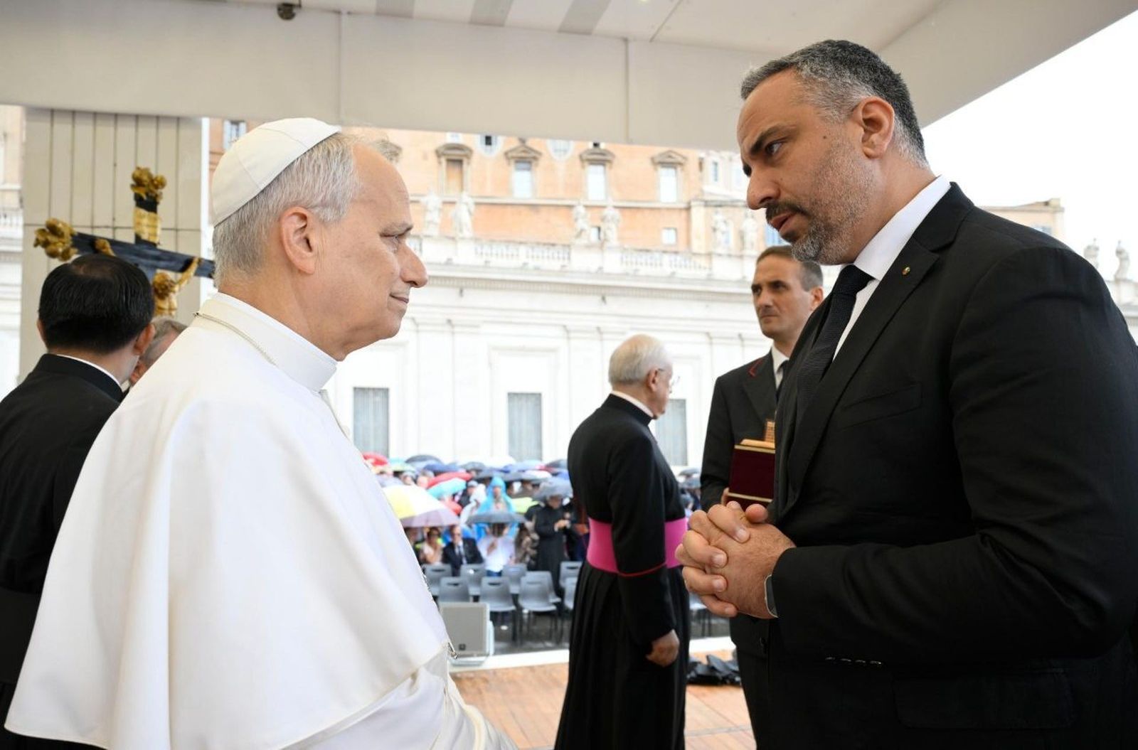 Maher Nicola Canawati y el papa León XIV