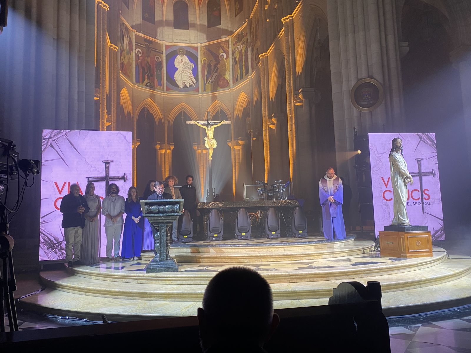 José Cobo, tras el Vía Crucis