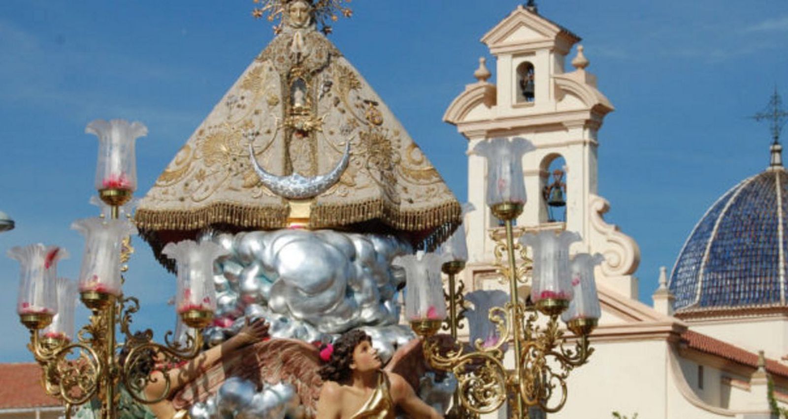 Virgen del Lledó en su santuario