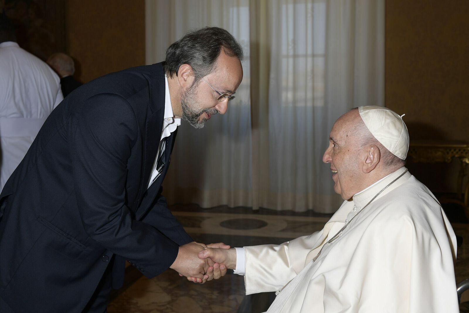 José Carlos Bermejo, con el Papa Francisco