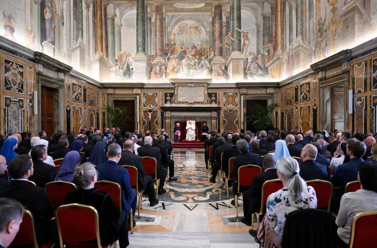 León XIV, con las OMP