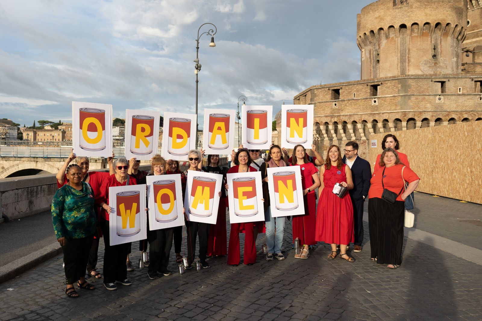 Protesta en el Vaticano