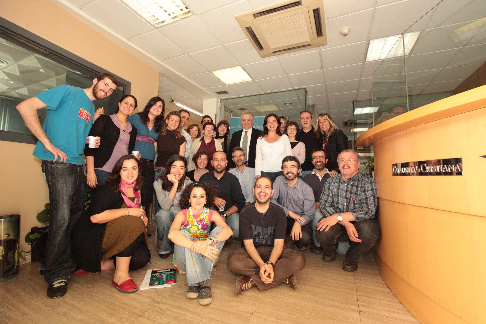 El equipo de Ràdio Estel en 2019.