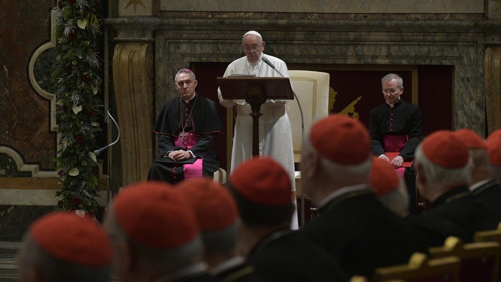 Saludo del Papa a la Curia Romana el 21 de diciembre de 2019