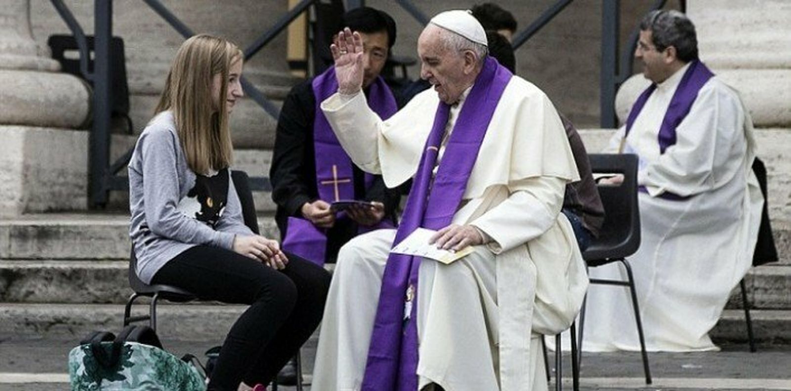 Confesión con el Papa