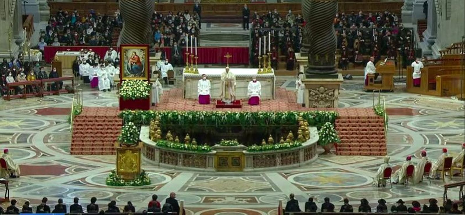 Francisco, durante su homilía en San Pedro