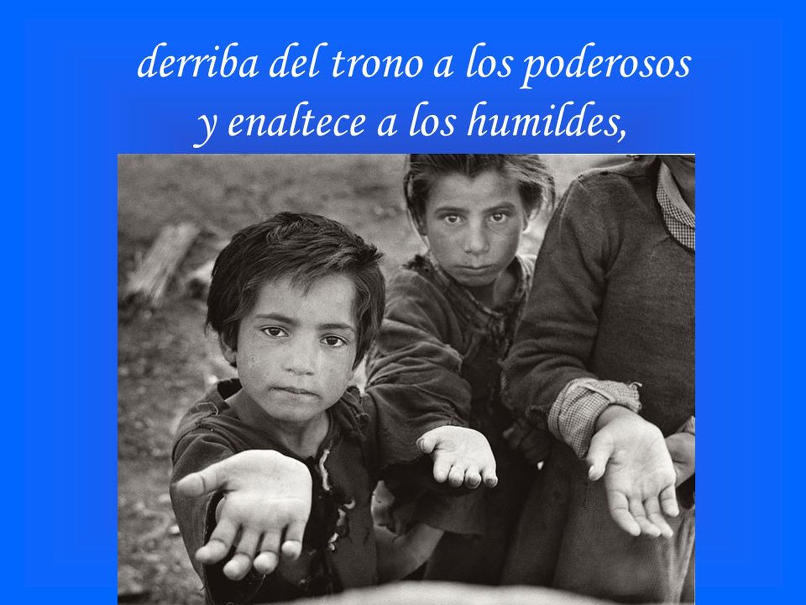 derriba a los poderosos