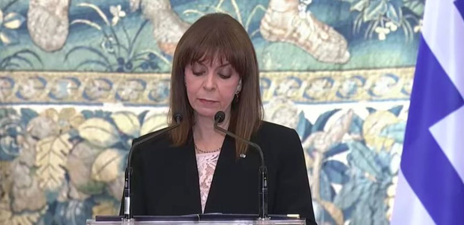 La presidenta de Grecia