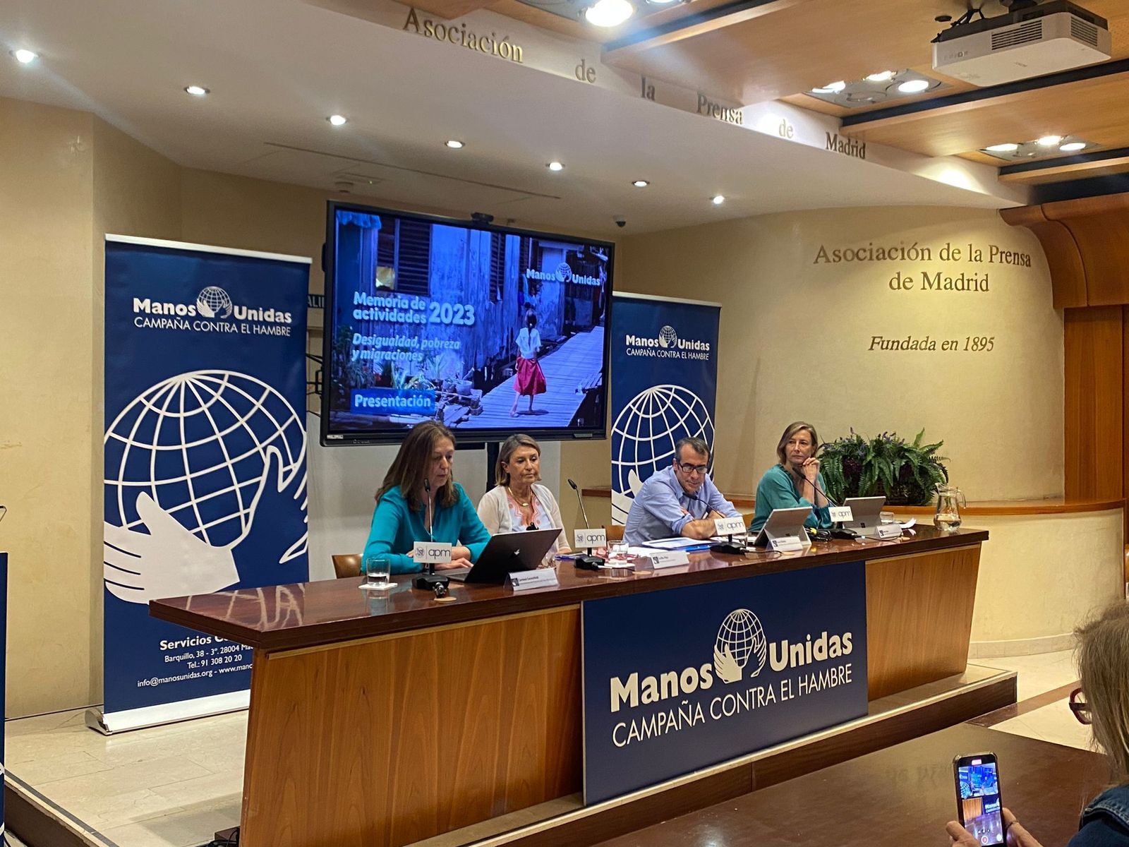 Presentación de la Memoria 2023 de Manos Unidas