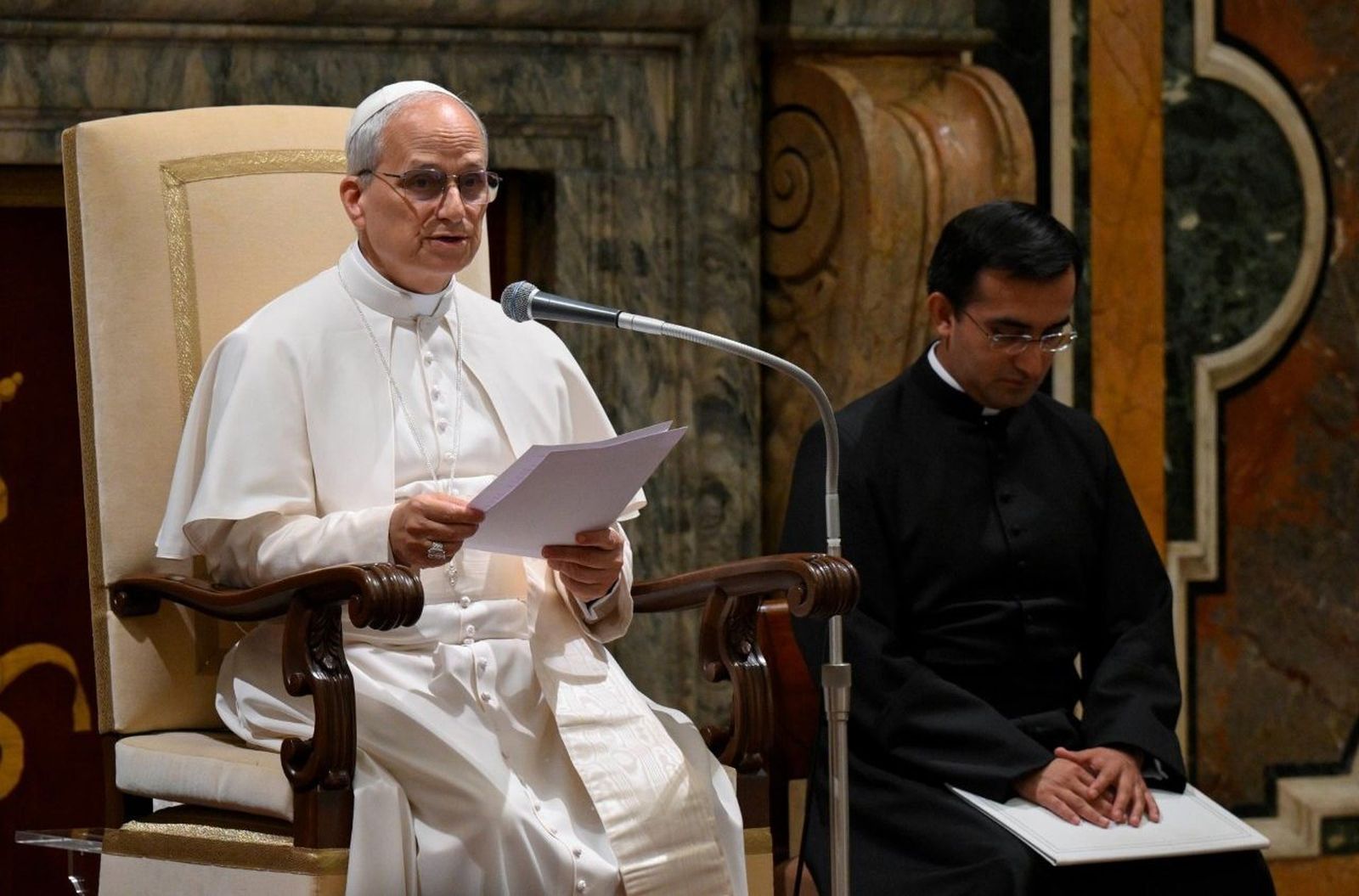 León XIV, con las OMP