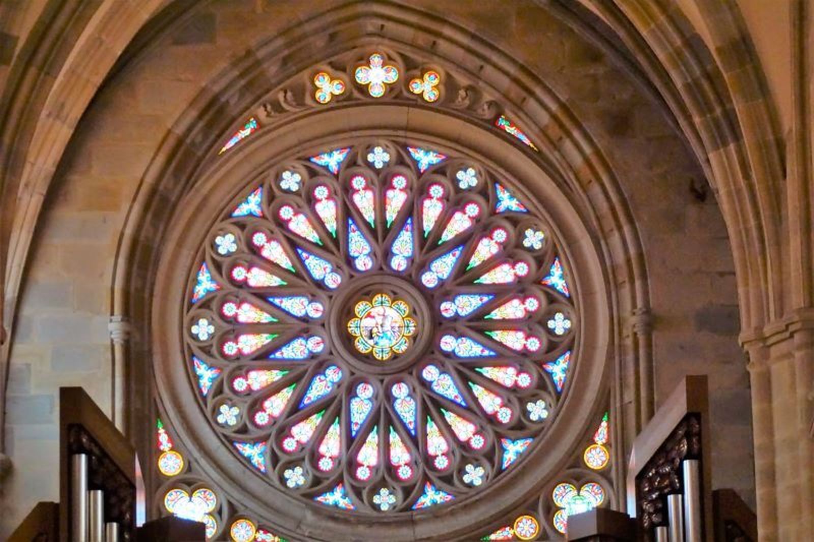 Rosetón de la catedral de Bilbao