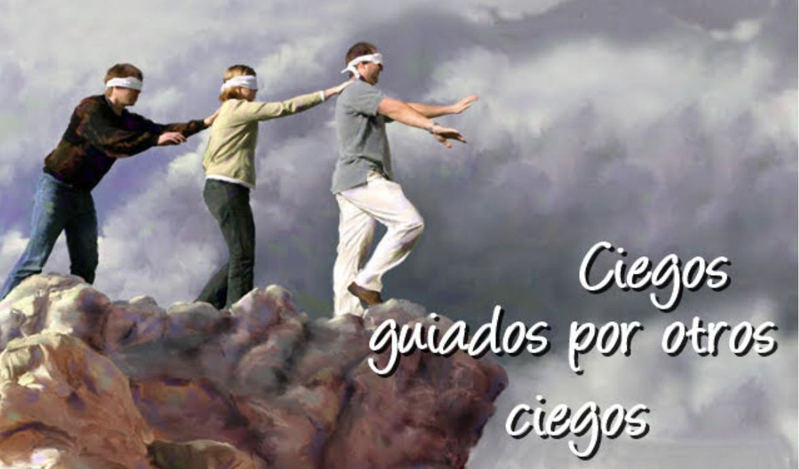 Ciegos guiados por otros ciegos