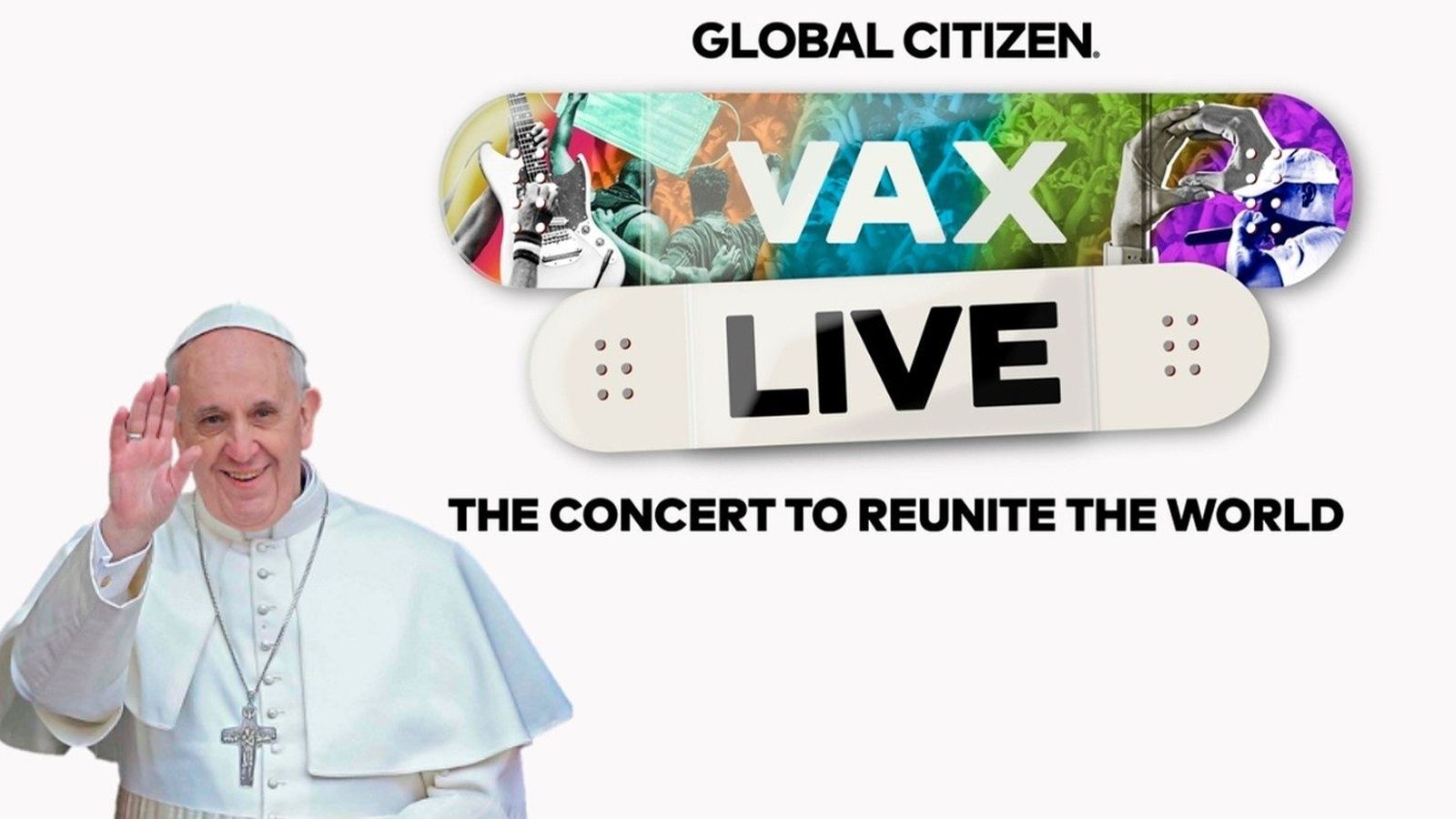 Vax live, concierto provacunas al que quiso unirse Bergoglio.