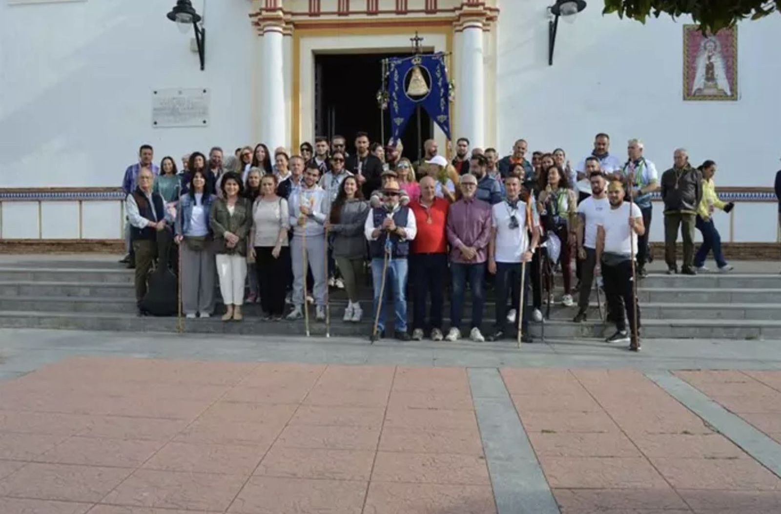 Peregrinación de internos de la prisión de Huelva a El Rocío