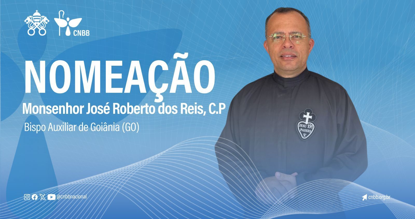 José Roberto dos Reis, obispo auxiliar electo de Goiania
