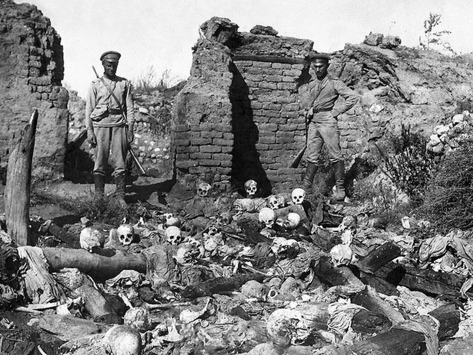 El genocidio armenio (foto de archivo)