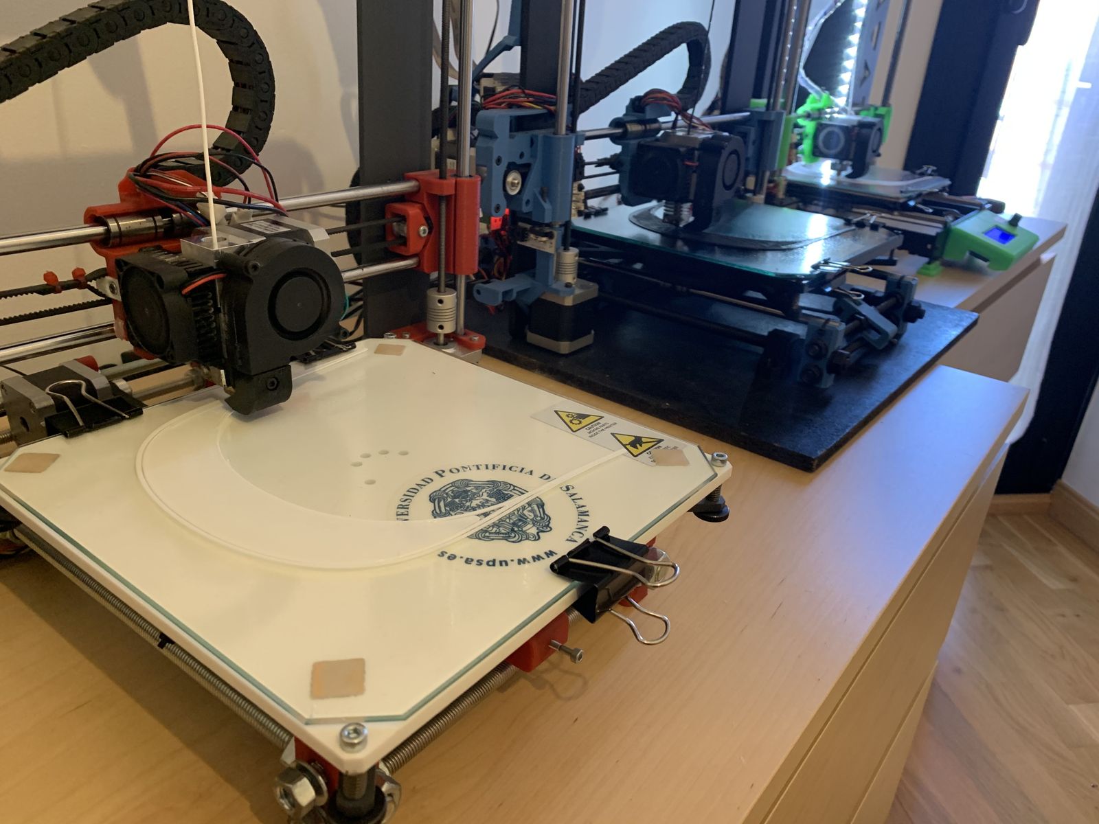 Impresoras 3D contra el COVID-19 a toda máquina en la UPSA