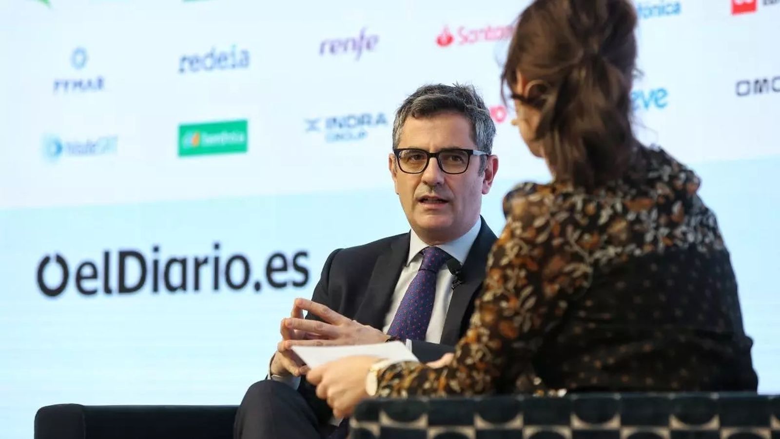 Félix Bolaños en el foro de Fondos Europeos de elDiario.es