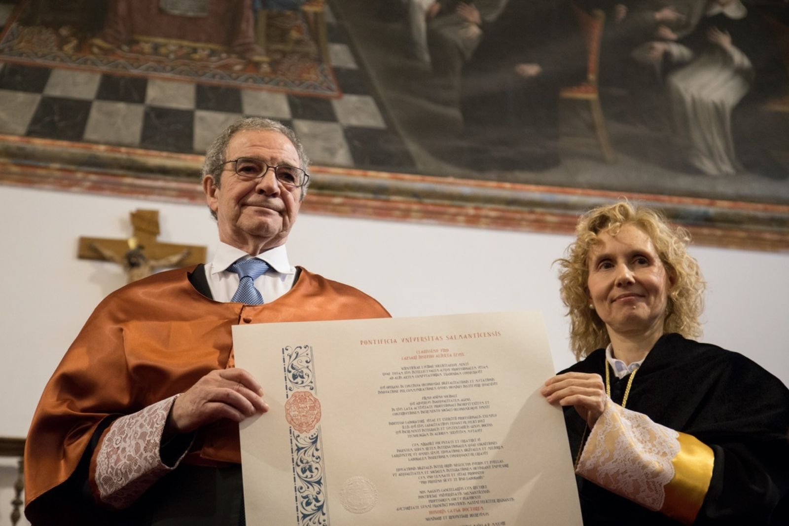 César Alierta y Mirian Cortés