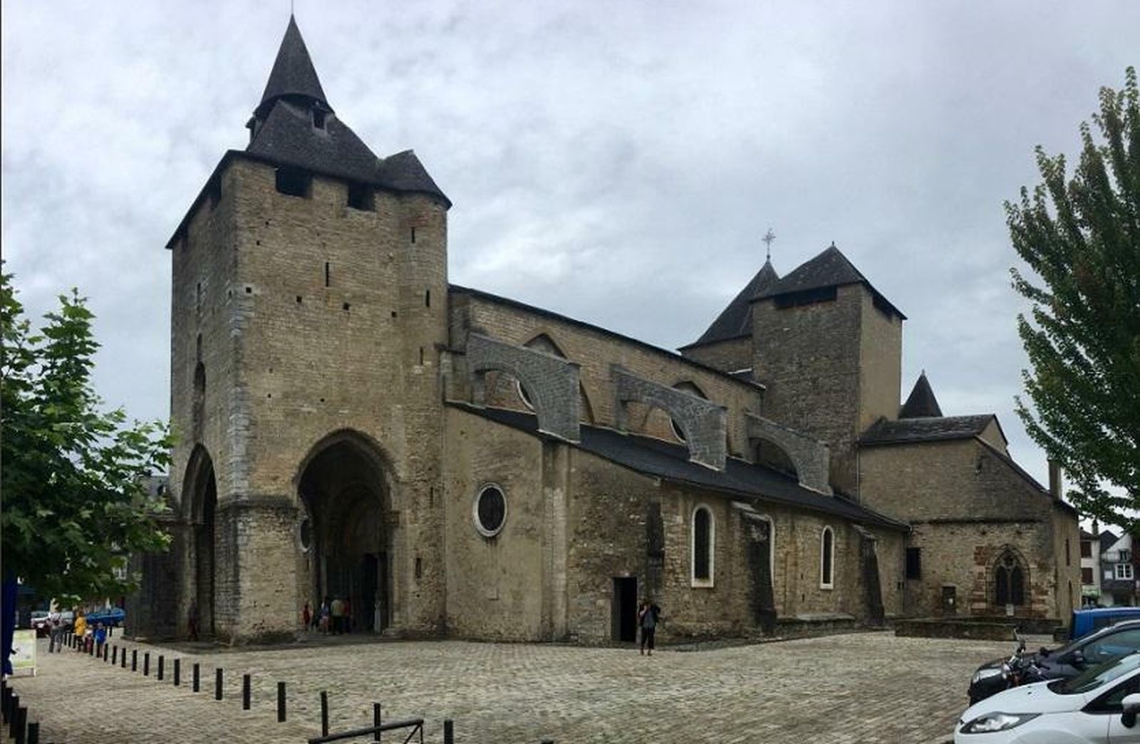 La catedral afectada