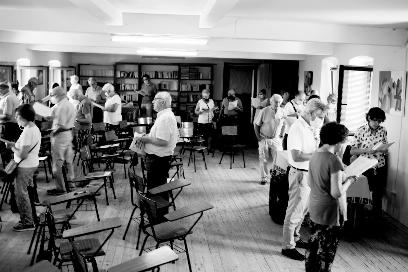 Participaron una cincuentena de personas