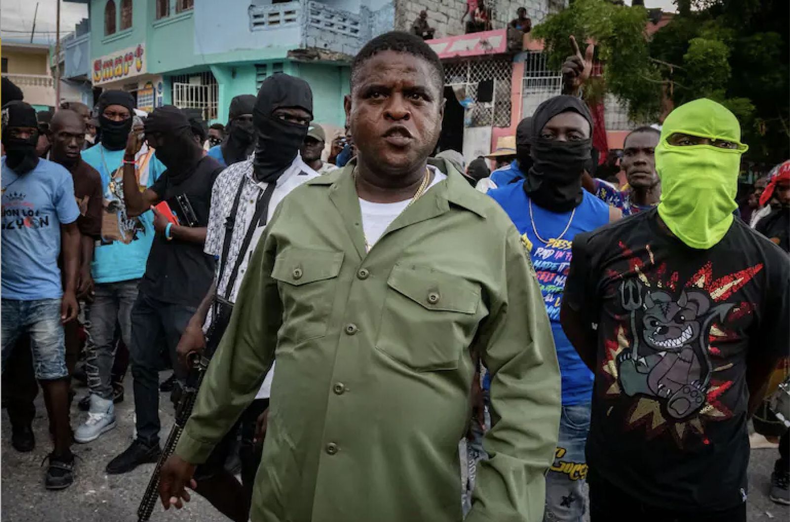 Jimmy Cherizier, alias 'Barbecue', líder de una banda en Haití