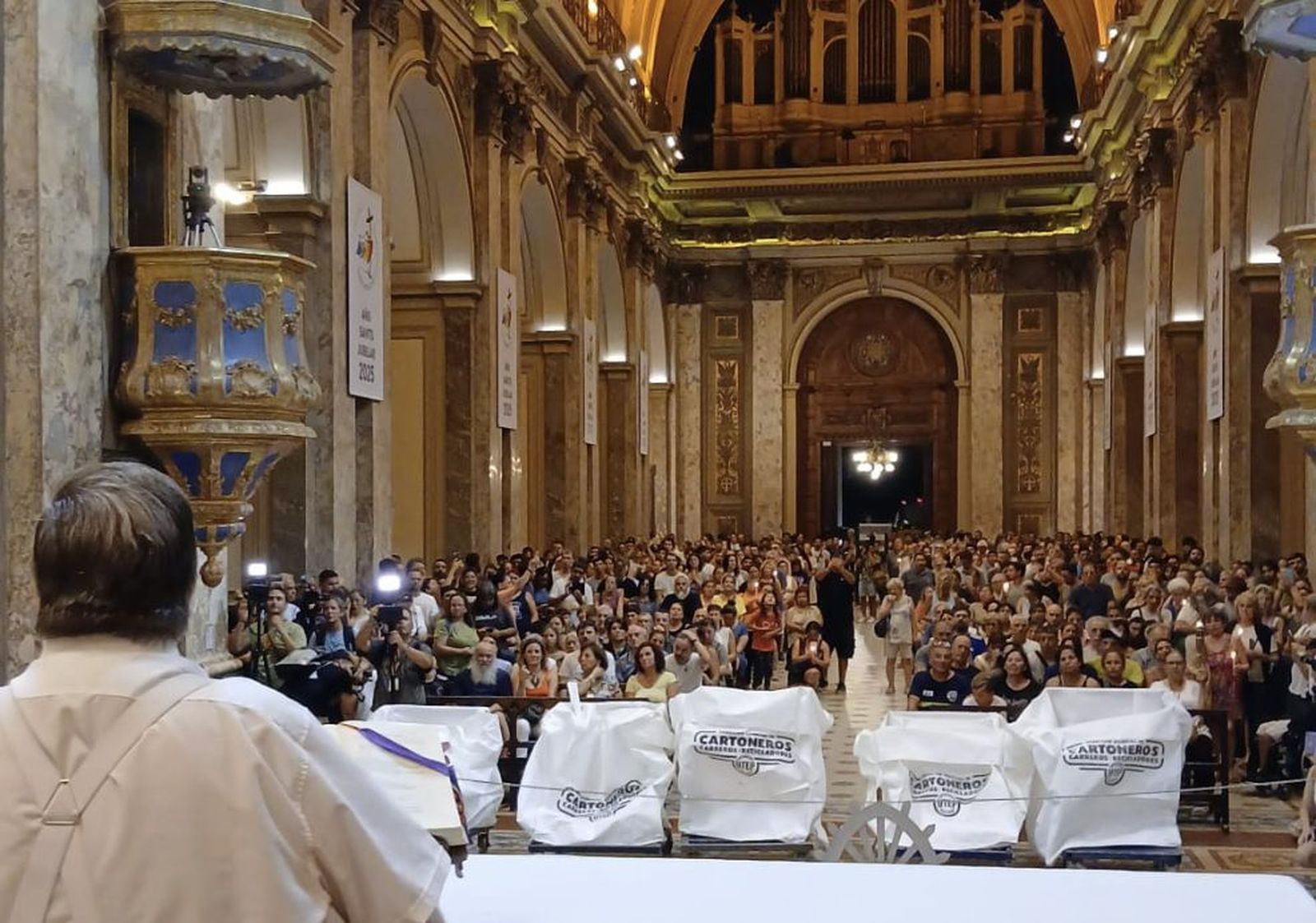 Cartoneros por el Papa