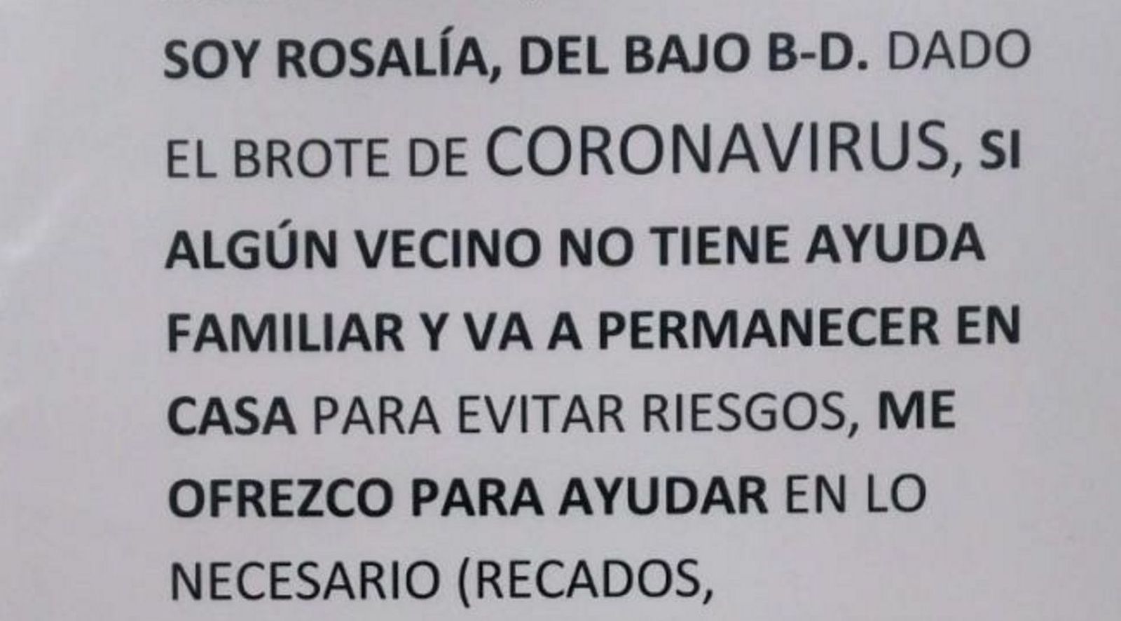 Jóvenes ofrecen su ayuda en su vecindario