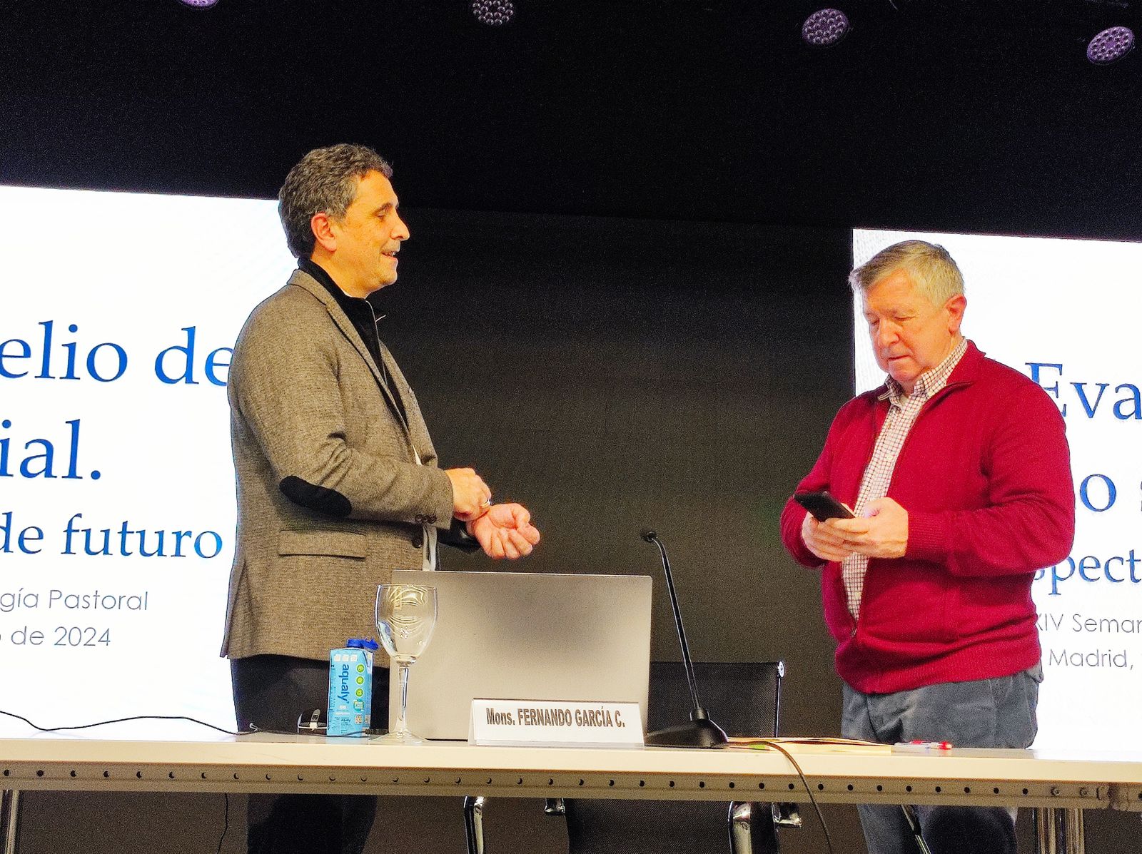 Fernando García Cadiñanos y Lorenzo de Santos