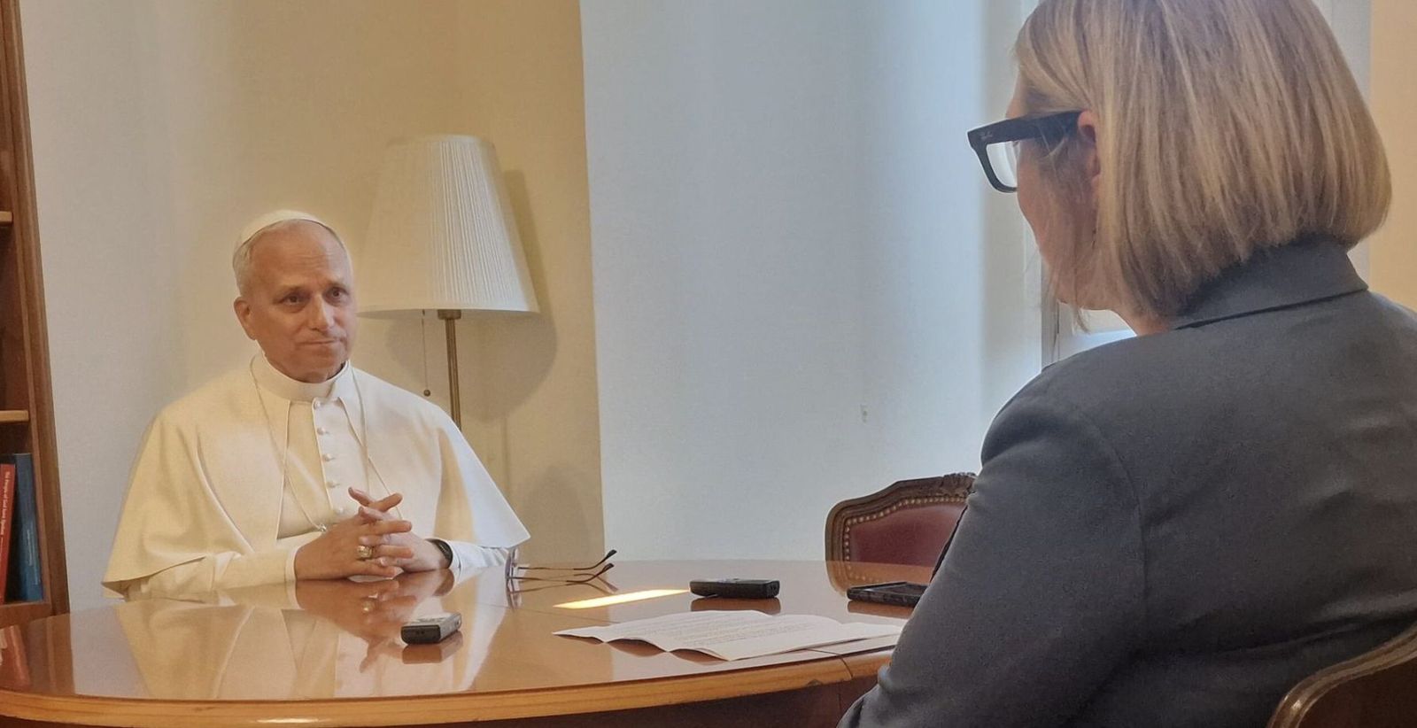 Entrevista del Papa con Elise Ann Allen