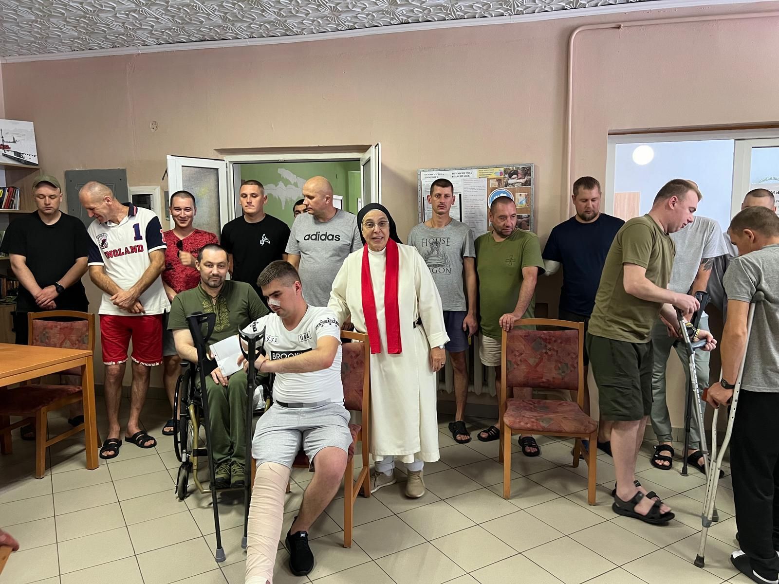 Sor Lucía, con algunos heridos en Ucrania