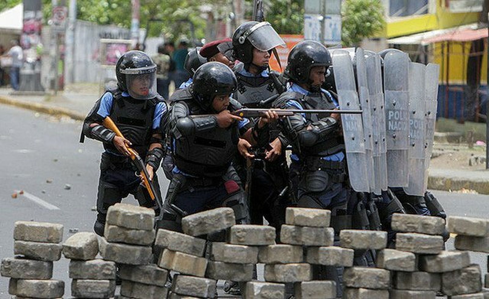 Presencia policial en Managua