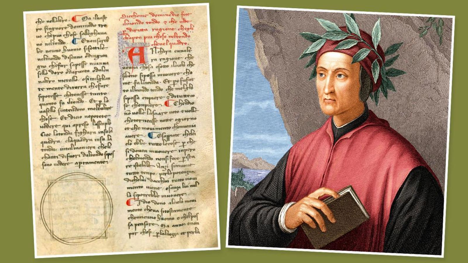 Dante, poeta y escritor, padre del italiano moderno.