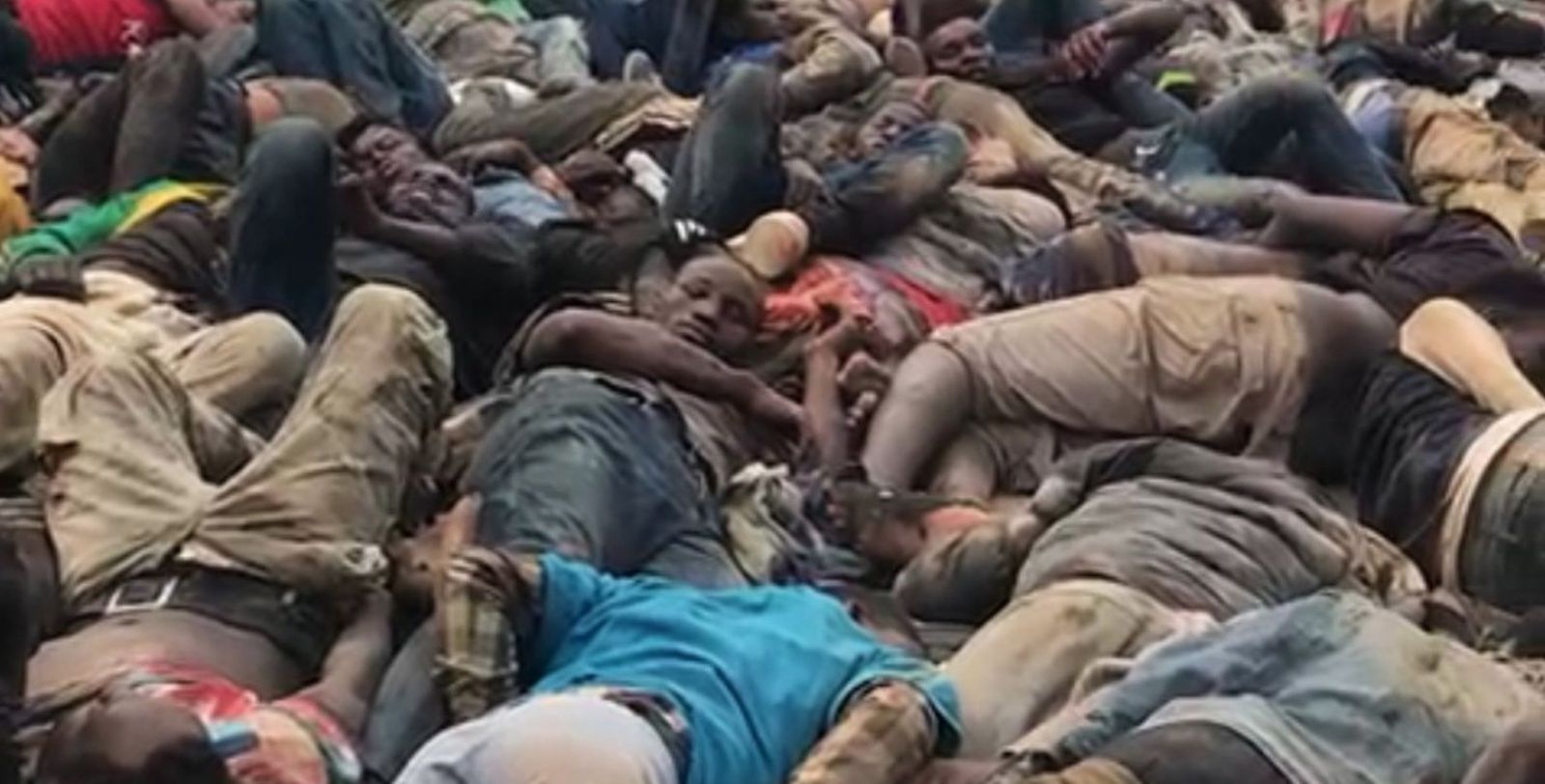 Emigrantes muertos en la valla de Melilla