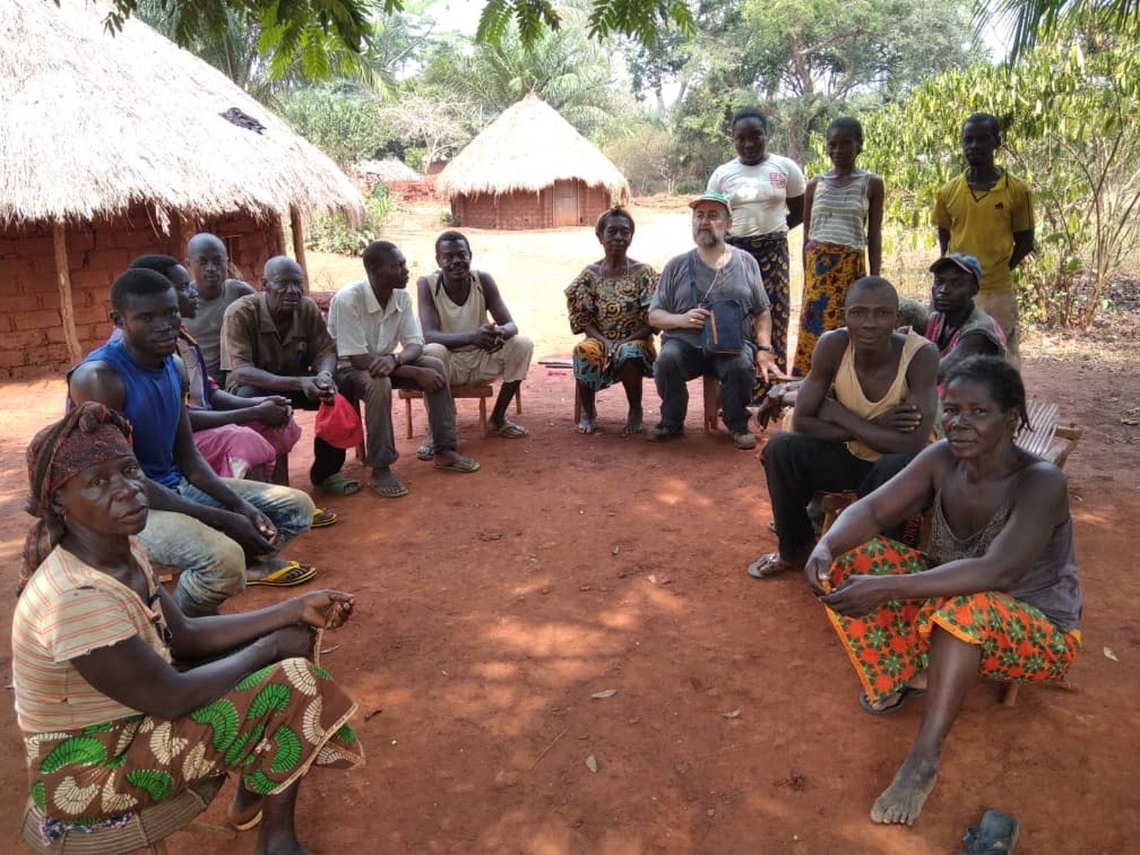 El obispo de Bangassou, en Niakari