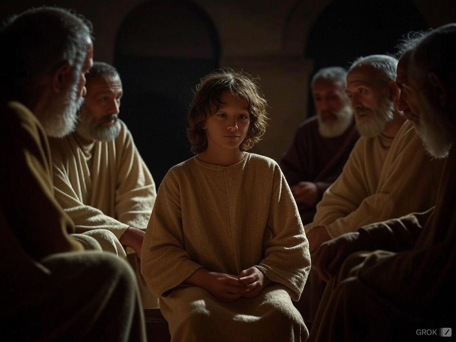 El joven Jesús, en el templo