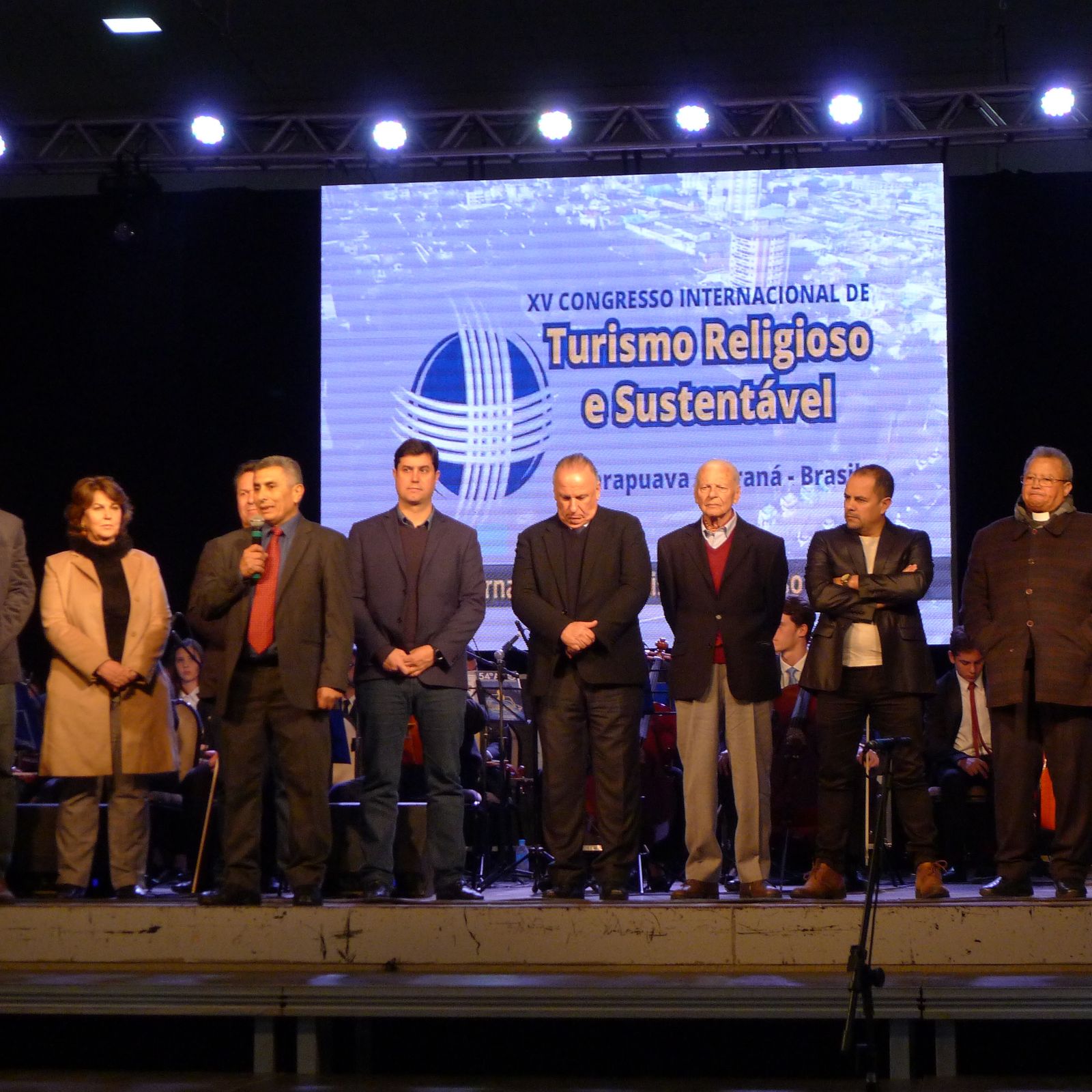 Rubén Moyano, fundador del congreso, durante el XV Congreso Internacional de Turismo Religioso y Sostenible