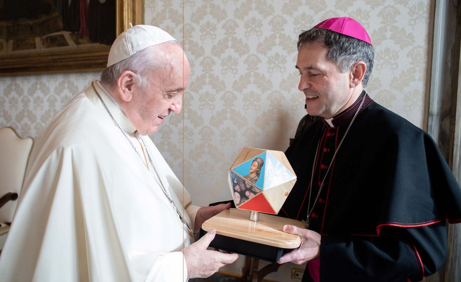 El Papa y Joseba Segura