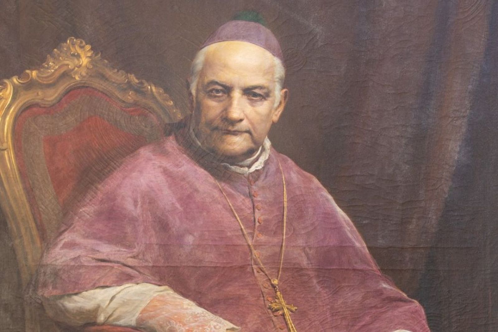 Retrato de Jacinto Vera, primer obispo de Uruguay