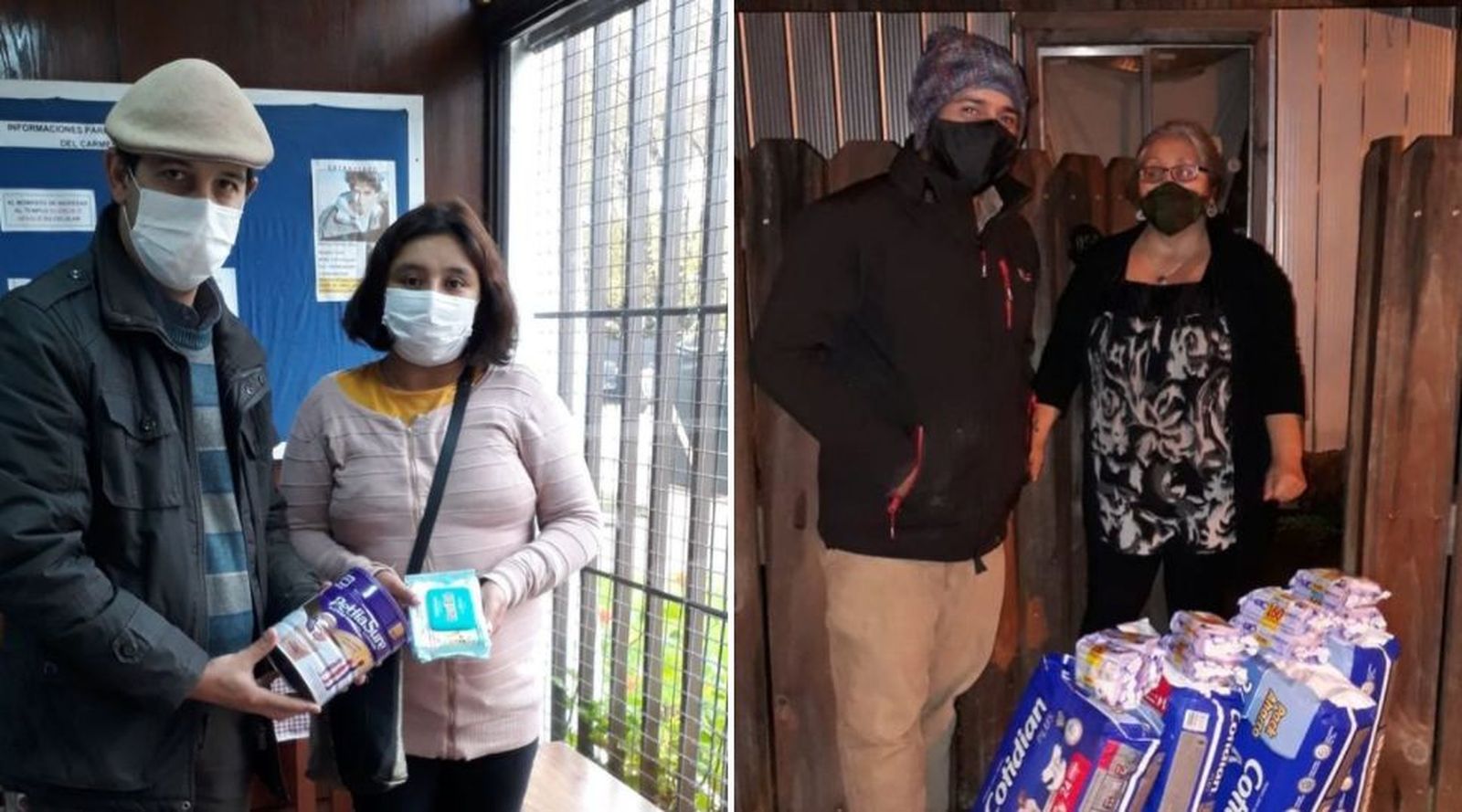 Acciones de solidaridad en la Iglesia de Concepción, ante la pandemia. Chile