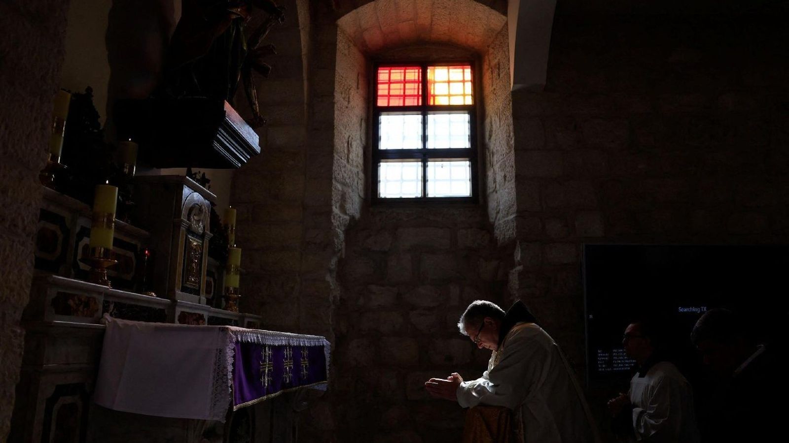 Frailes franciscanos en Tierra Santa